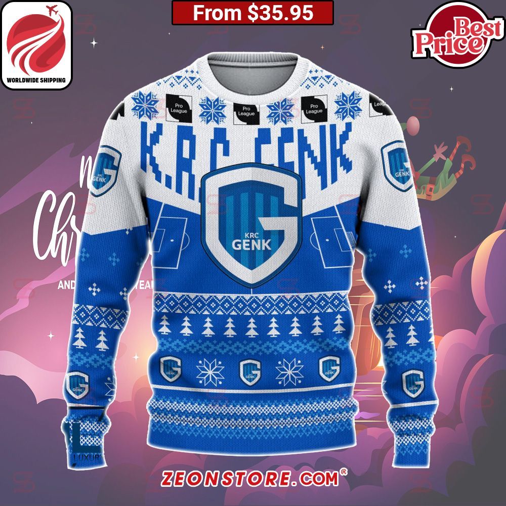 K.R.C. Genk Custom Christmas Sweater Nice shot bro