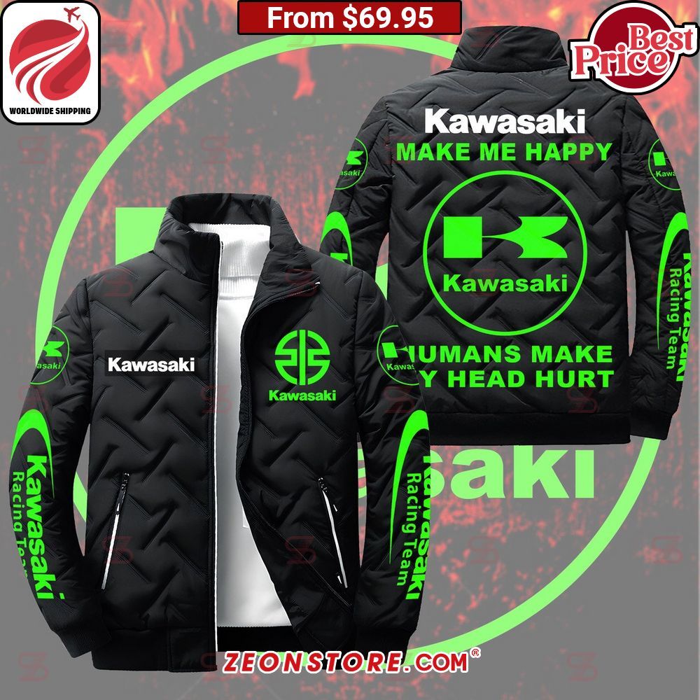 Kawasaki Make Me Happy Puffer Down Jacket
