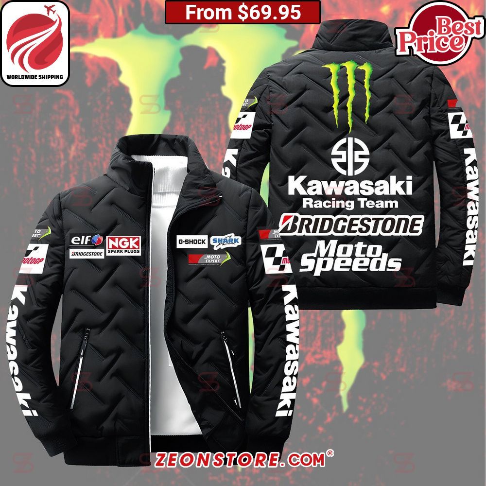 Kawasaki Monster Energy Puffer Down Jacket