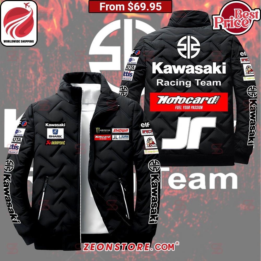 Kawasaki Racing Team Puffer Down Jacket