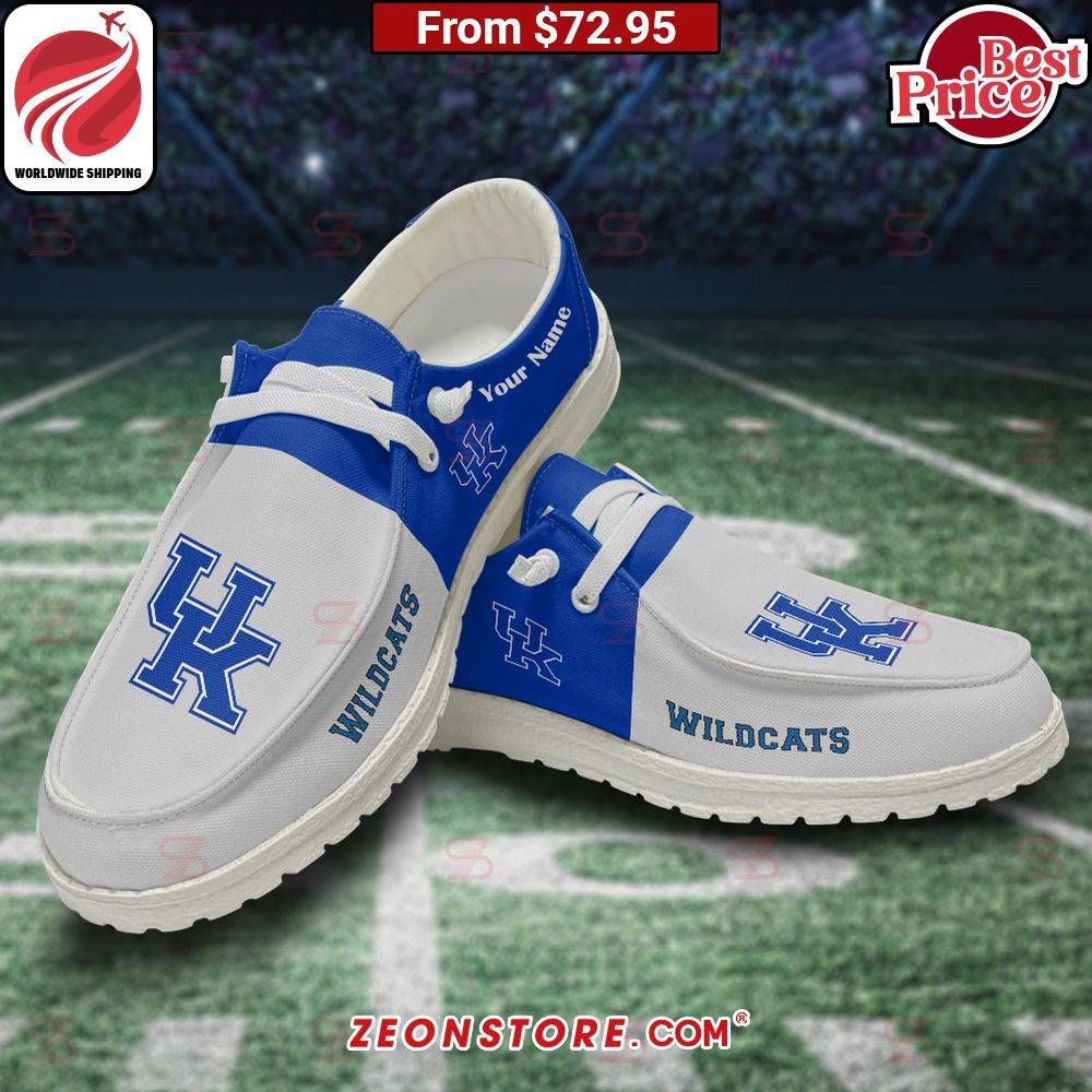 Kentucky Wildcats Custom Dude Shoes