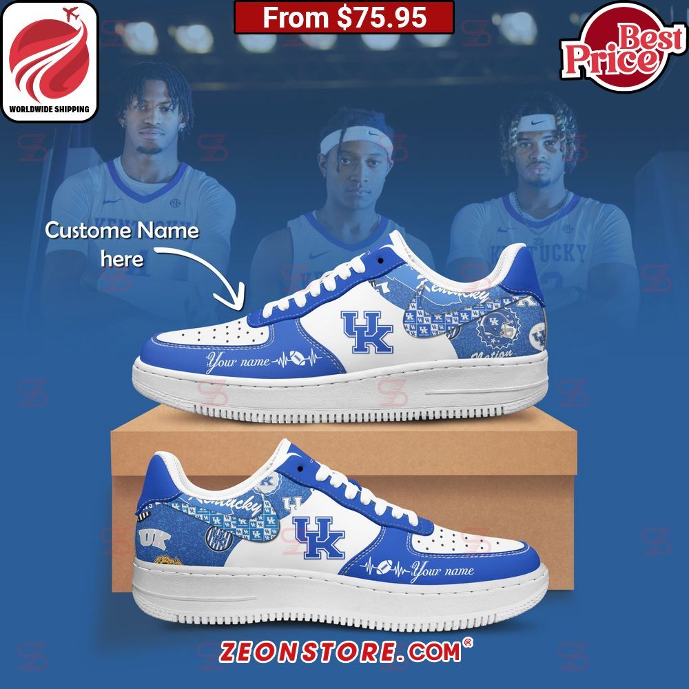 Kentucky Wildcats Custom Nike Air Force 1 Eye soothing picture dear