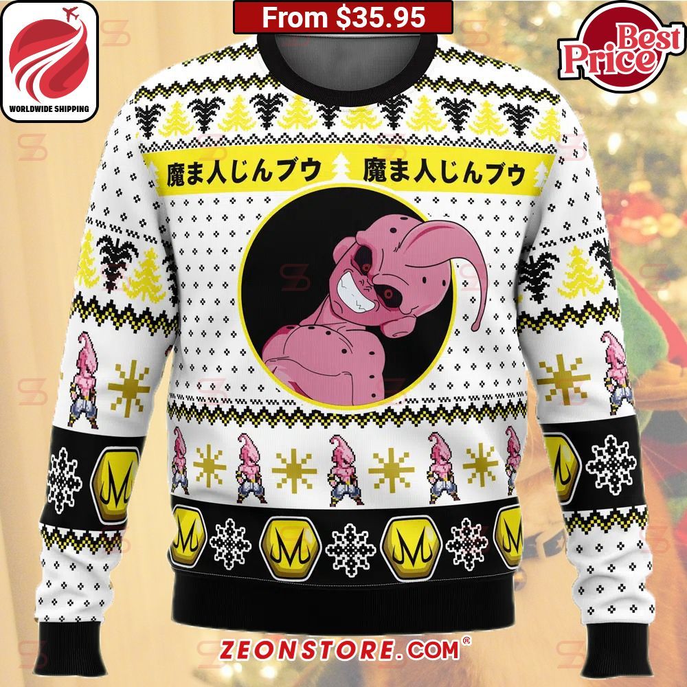 Kid Buu Dragon Ball Z Sweater You look different and cute