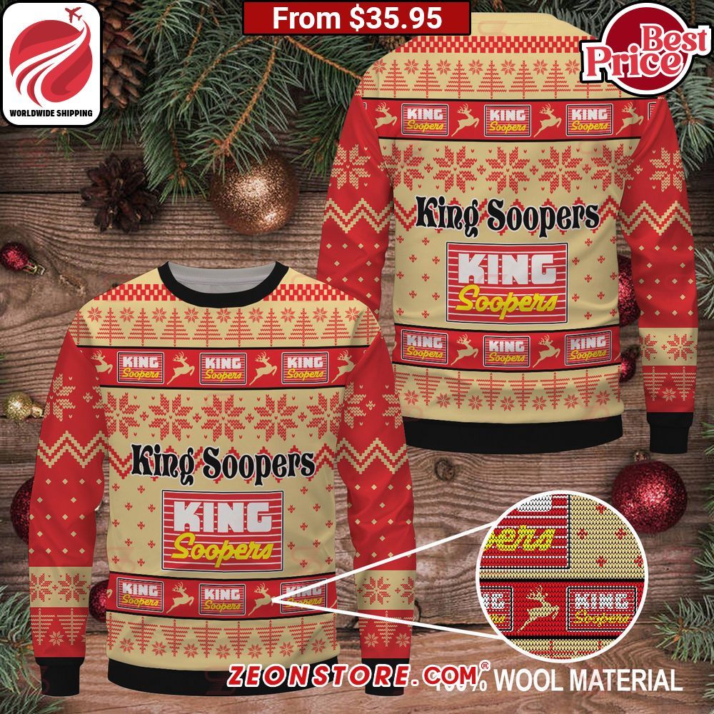 King Soopers Christmas Sweater The power of beauty lies within the soul.