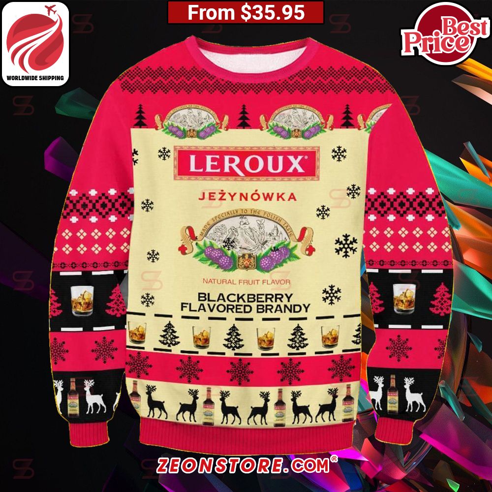 Leroux Blackberry Brandy Christmas Sweater You tried editing this time?