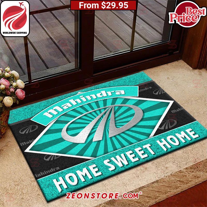Mahindra Home Sweet Home Doormat Elegant and sober Pic