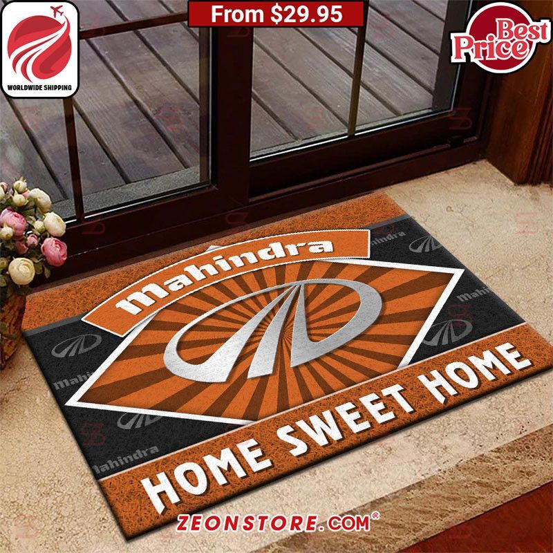 Mahindra Home Sweet Home Doormat Lovely smile