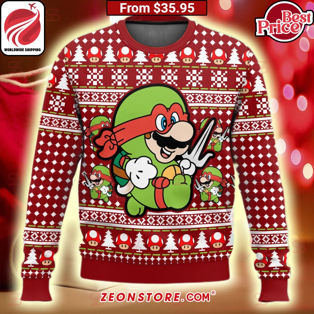 Mario Super Raph Bro Sweater