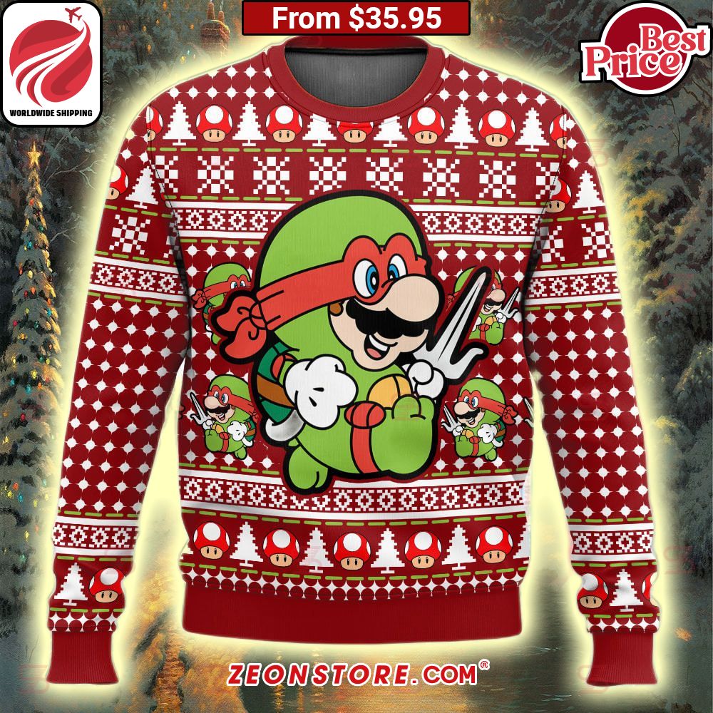 Mario Super Raph Bro Sweater