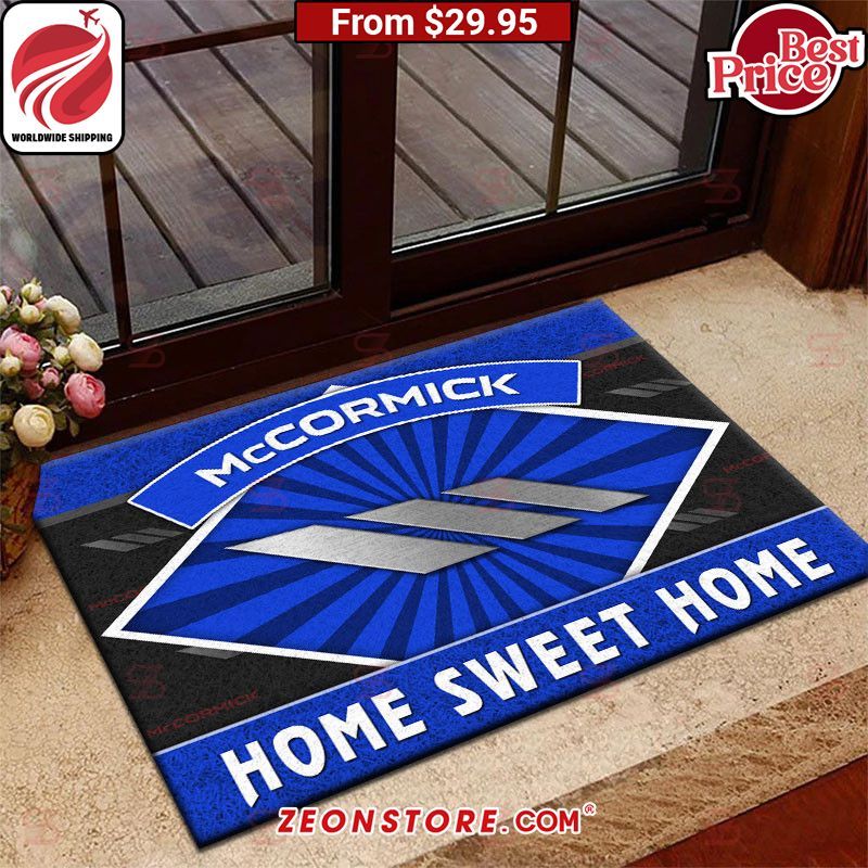 McCormick Home Sweet Home Doormat Two little brothers rocking together