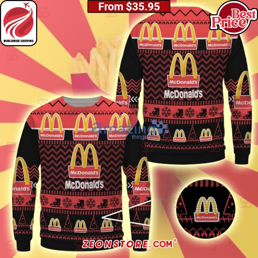 Mcdonald's Christmas Sweater