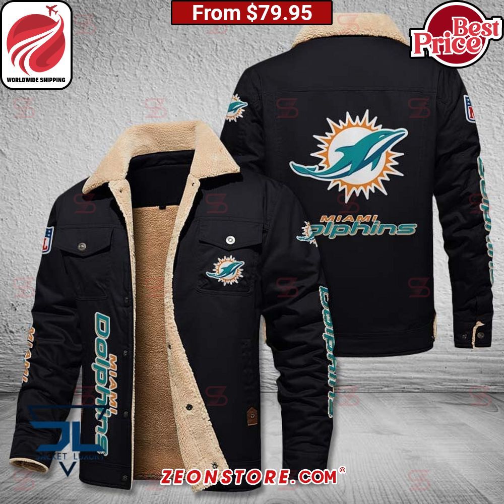 Miami Dolphins Fleece Leather Jacket You tried editing this time?