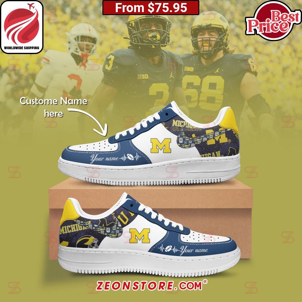 Michigan Wolverines Custom Nike Air Force 1 Have you joined a gymnasium?