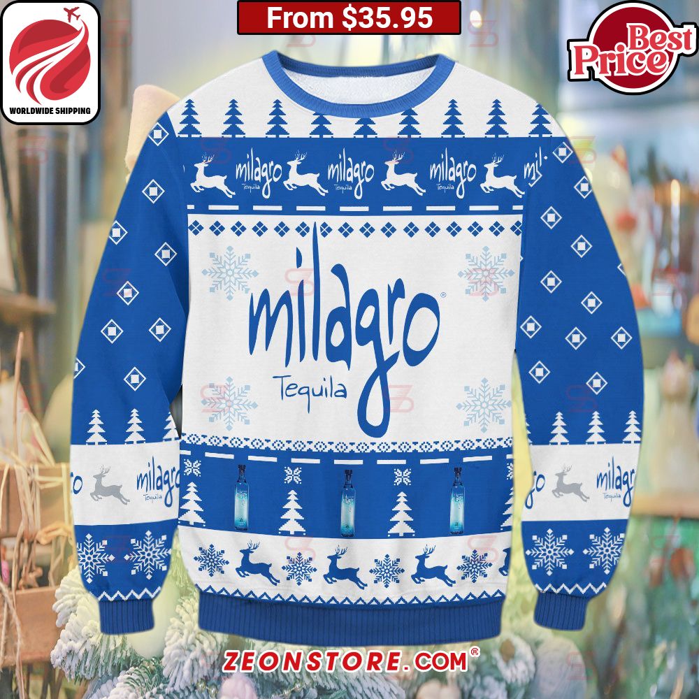 Milagro Silver Tequila Sweater