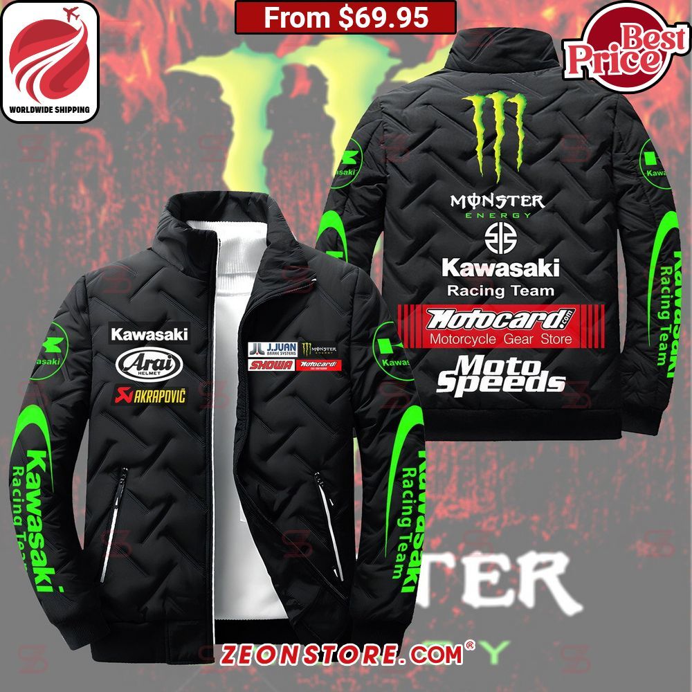 Monster Energy Kawasaki Team Puffer Down Jacket