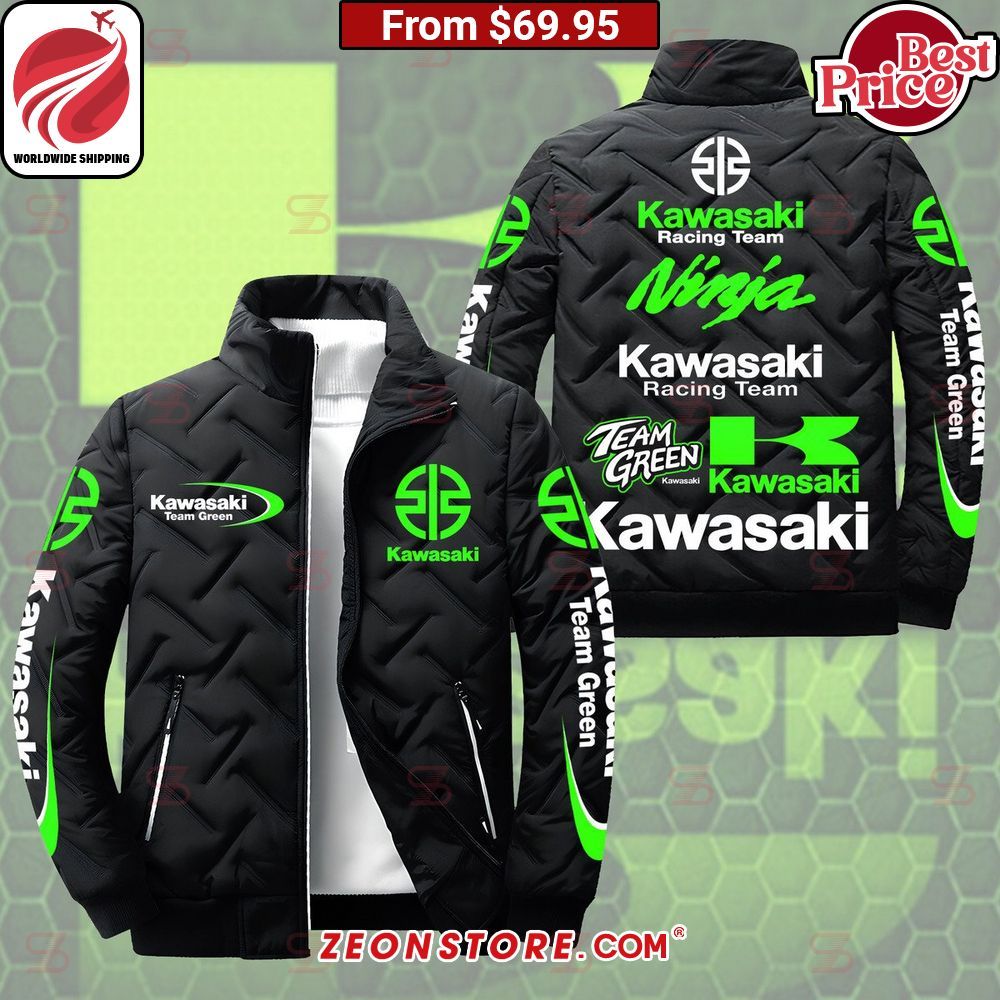 Ninja Kawasaki Racing Team Puffer Down Jacket