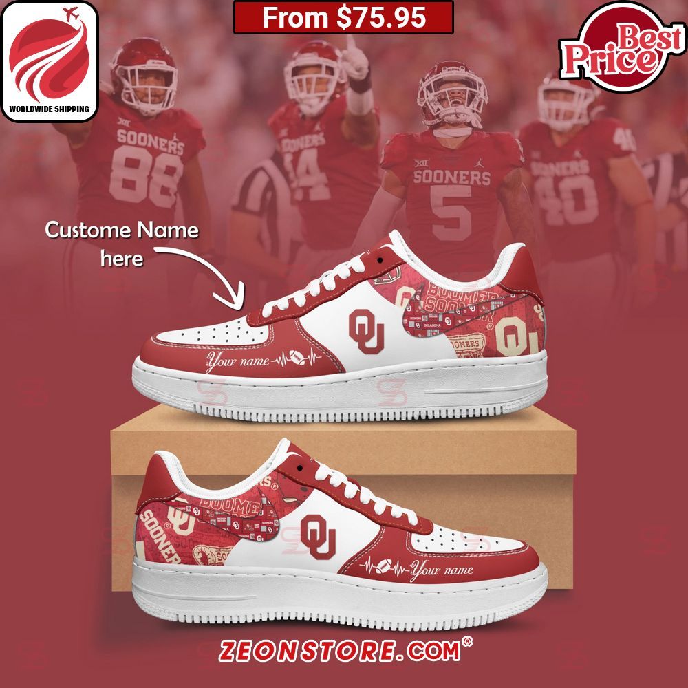 Oklahoma Sooners Custom Nike Air Force 1 Such a charming picture.
