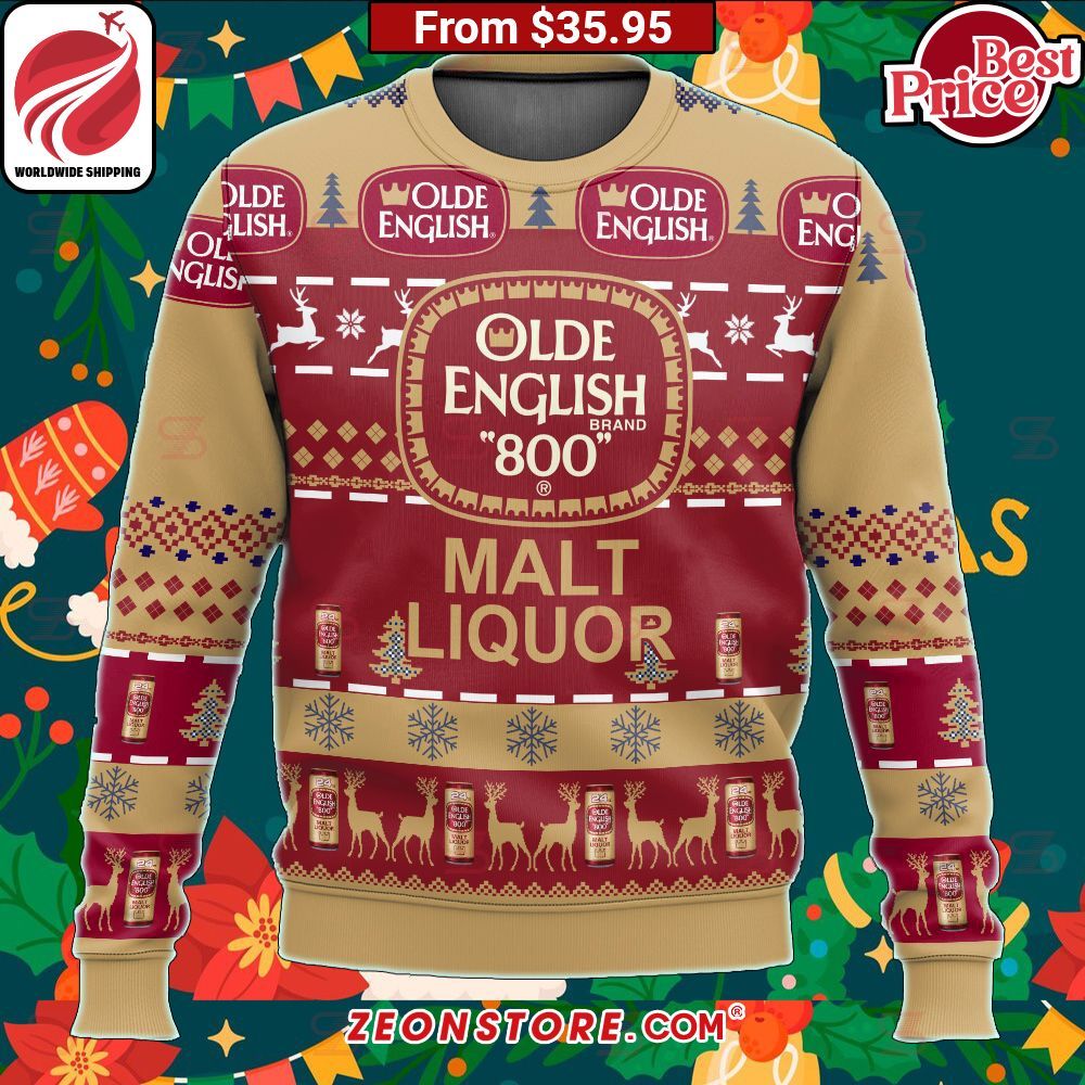Olde English 800 Malt Liquor Sweater