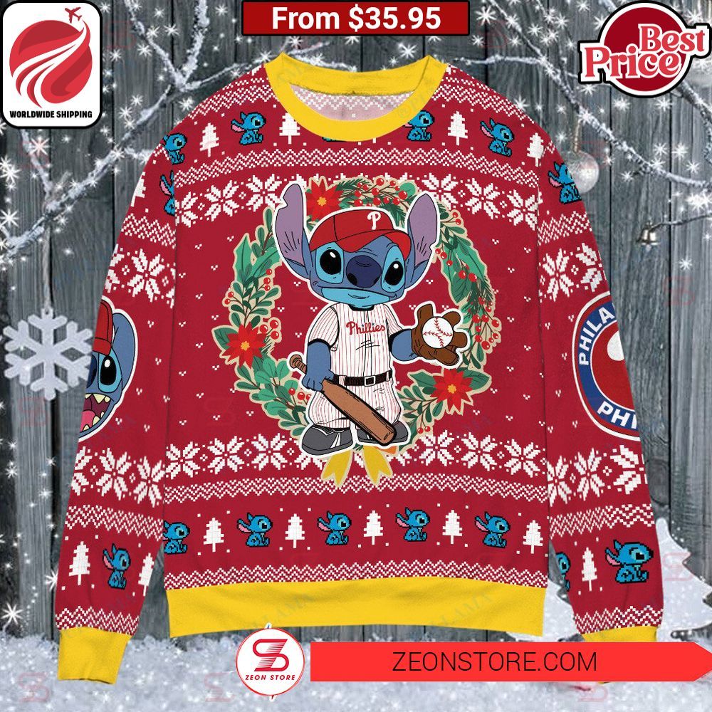 Philadelphia Phillies Christmas Sweater Looking so nice