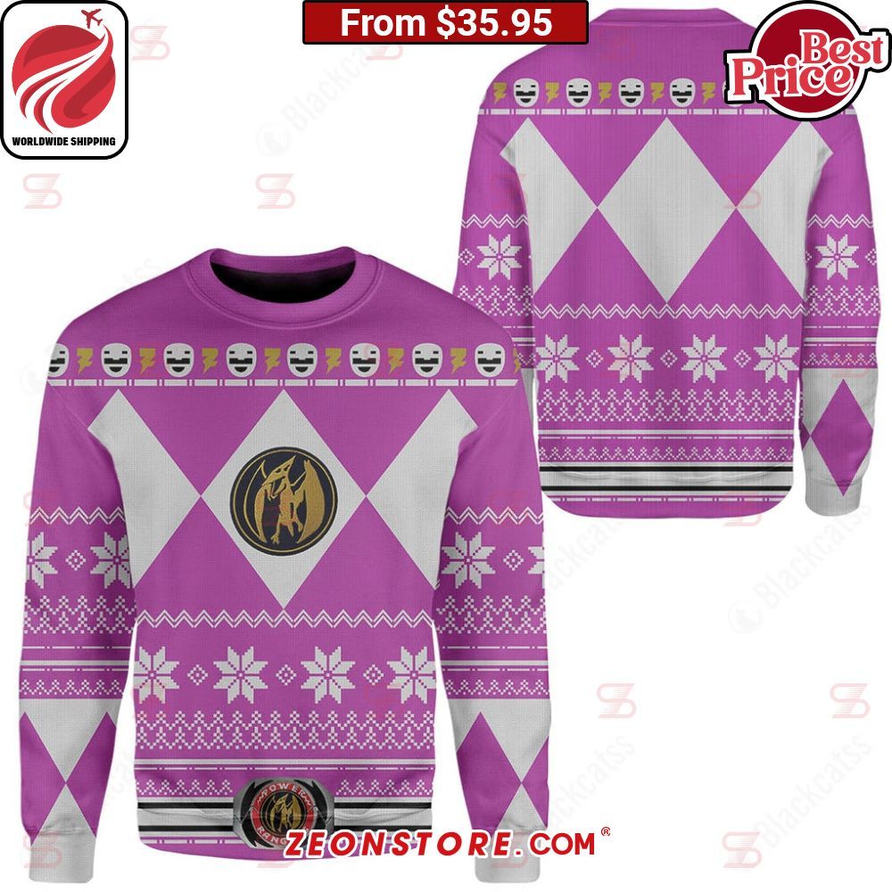 Pink Mighty Morphin Power Rangers Sweater My favourite picture of yours