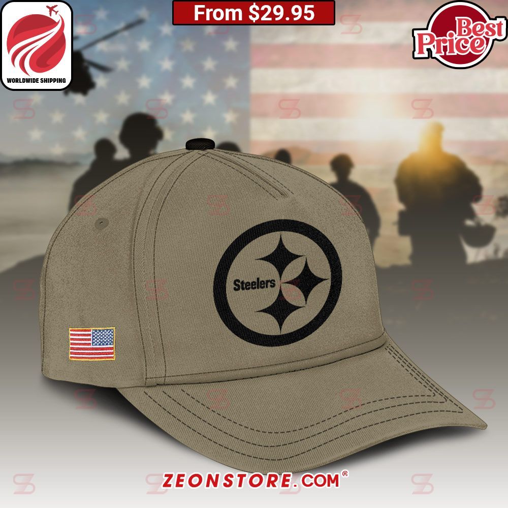 Pittsburgh Steelers NFL Salute to Service Cap Good click