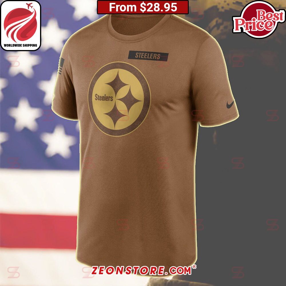 Pittsburgh Steelers Salute to Service Legend Performance Shirt Generous look