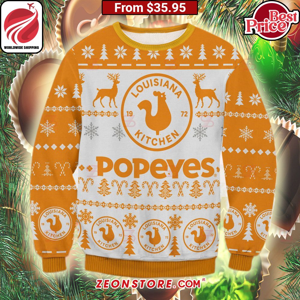 Popeyes Louisiana Kitchen Sweater