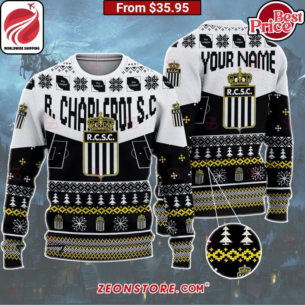 RSC Charleroi Custom Christmas Sweater Hey! Your profile picture is awesome
