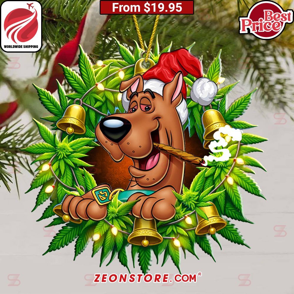 Scooby Doo Cannabis Wreath Ornament You look fresh in nature