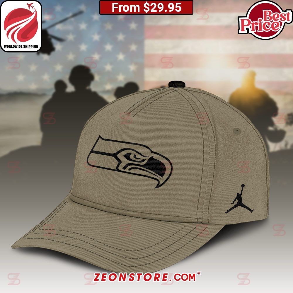 Seattle Seahawks NFL Salute to Service Cap Lovely smile