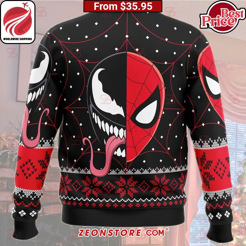 Spider man Venom Marvel Comics Sweater Wow! What a picture you click