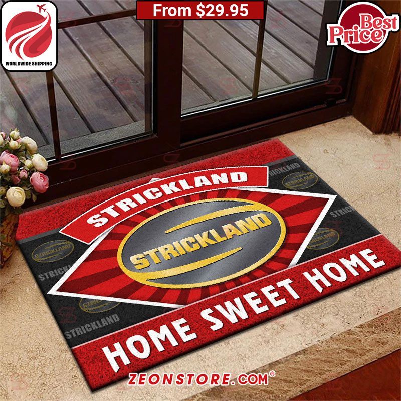 Strickland Home Sweet Home Doormat This is awesome and unique