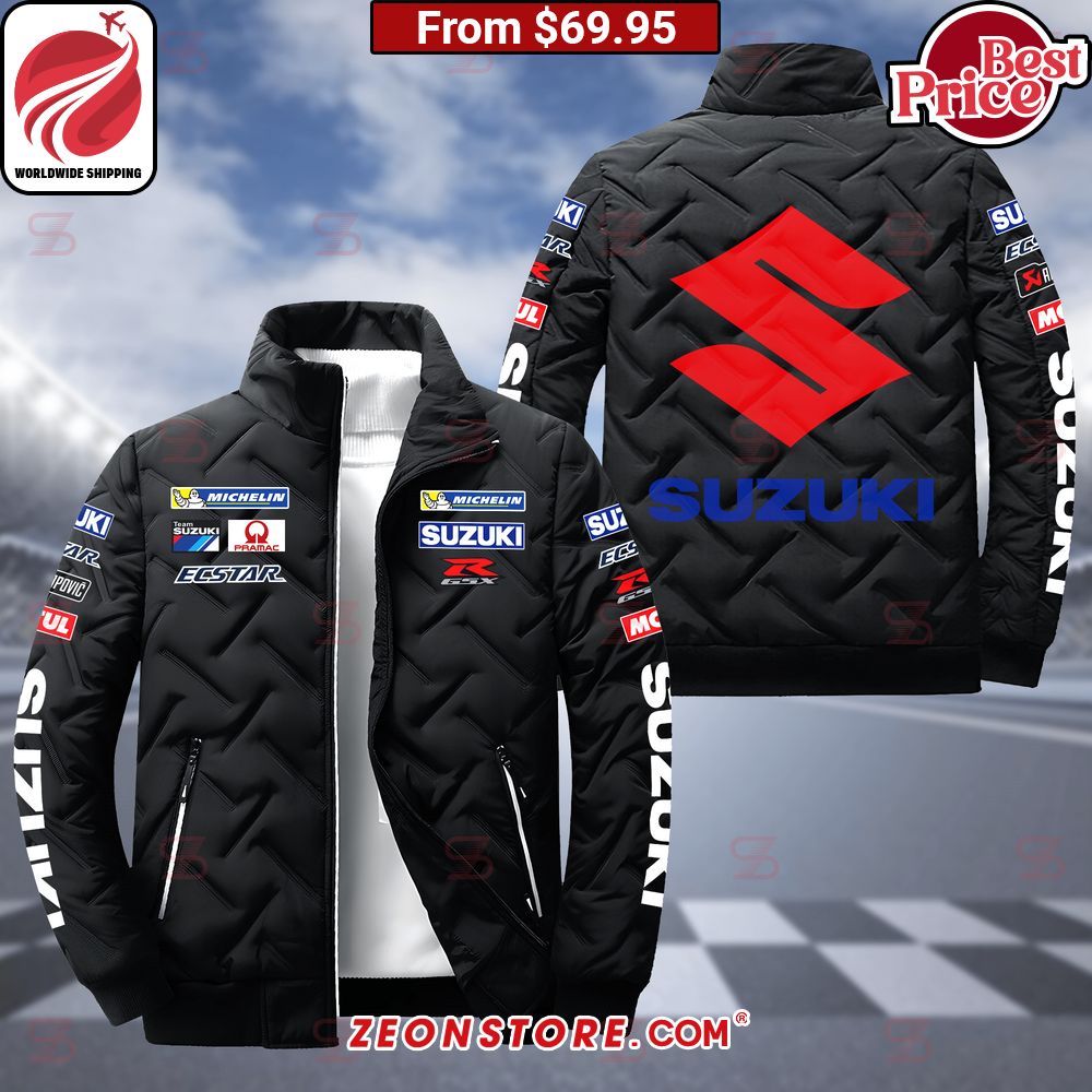 Suzuki Motorcycle Puffer Down Jacket