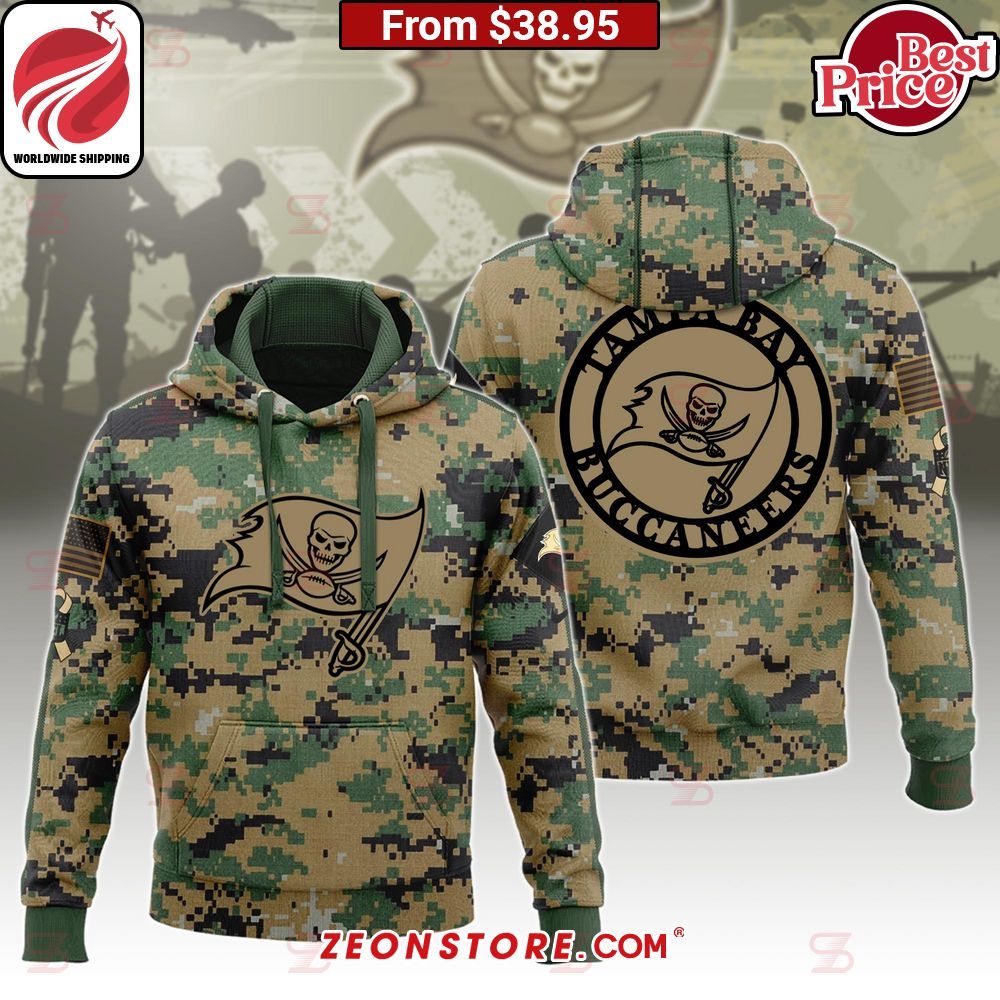 Tampa Bay Buccaneers Salute to Service 3D Hoodie You look so healthy and fit