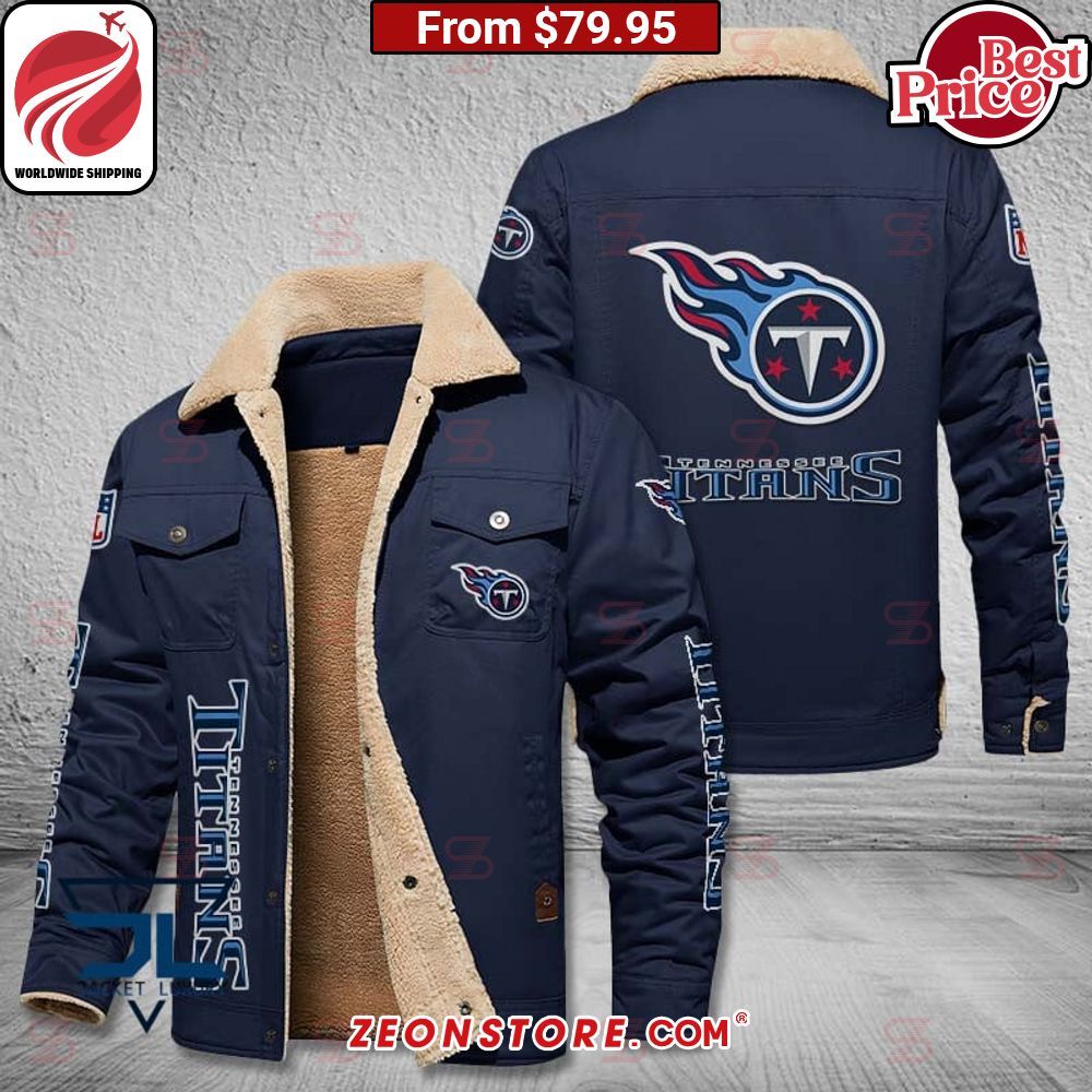 Tennessee Titans Fleece Leather Jacket Great, I liked it