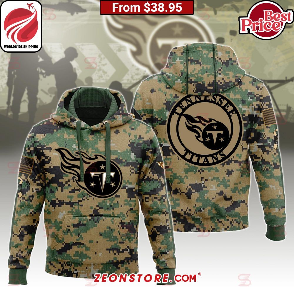 Tennessee Titans Salute to Service 3D Hoodie Cool look bro