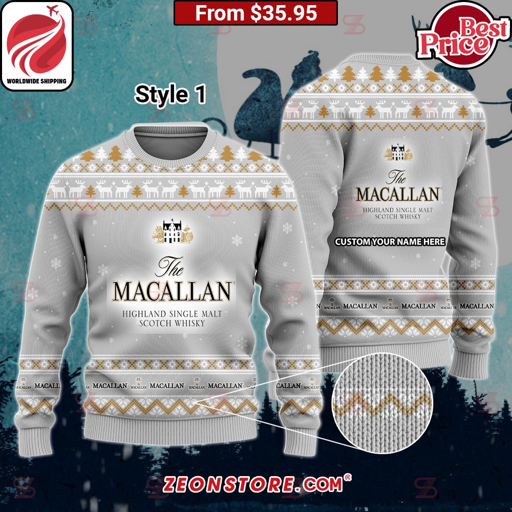 The Macallan Custom Sweater Looking Gorgeous and This picture made my day.