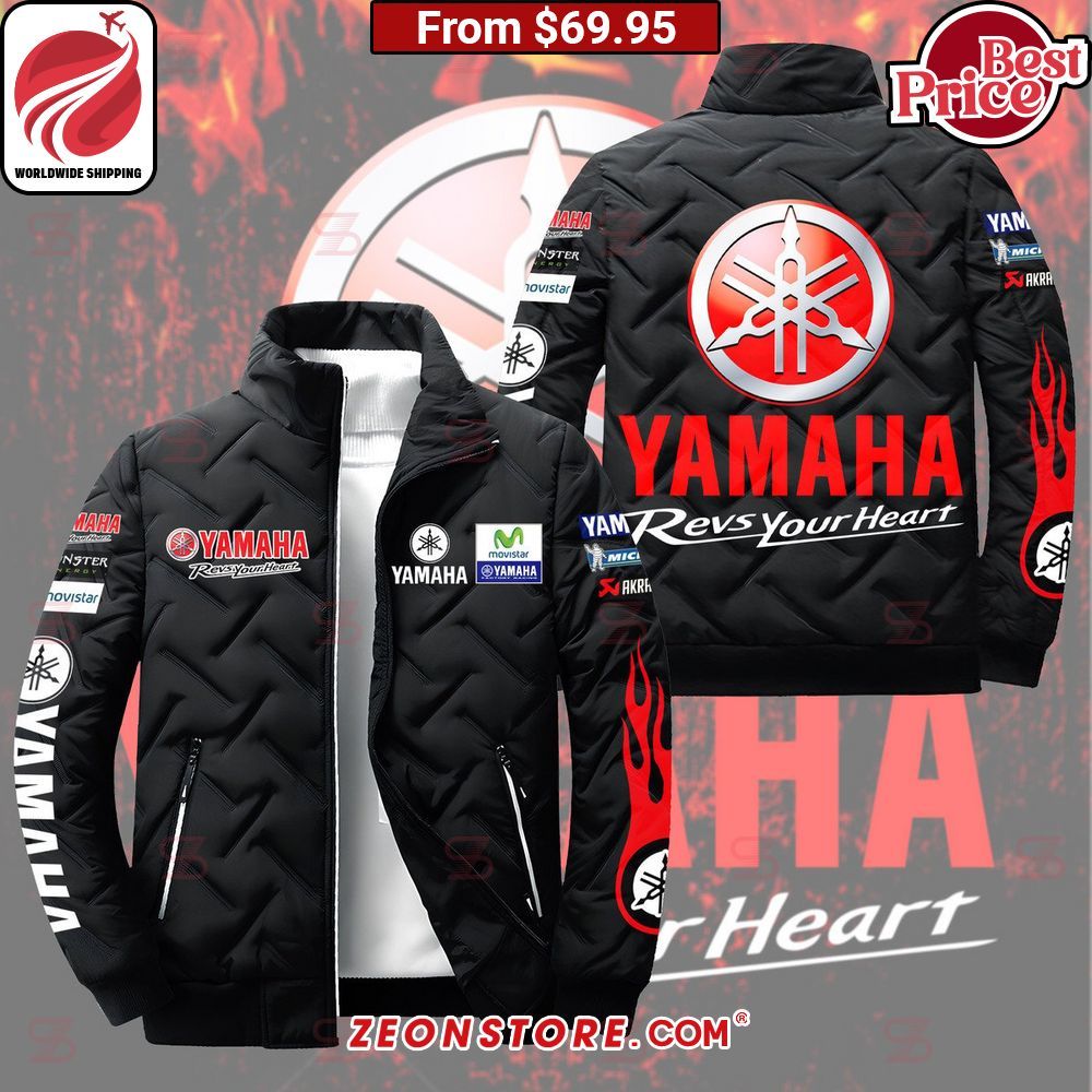 Yamaha Revs You Heart Puffer Down Jacket