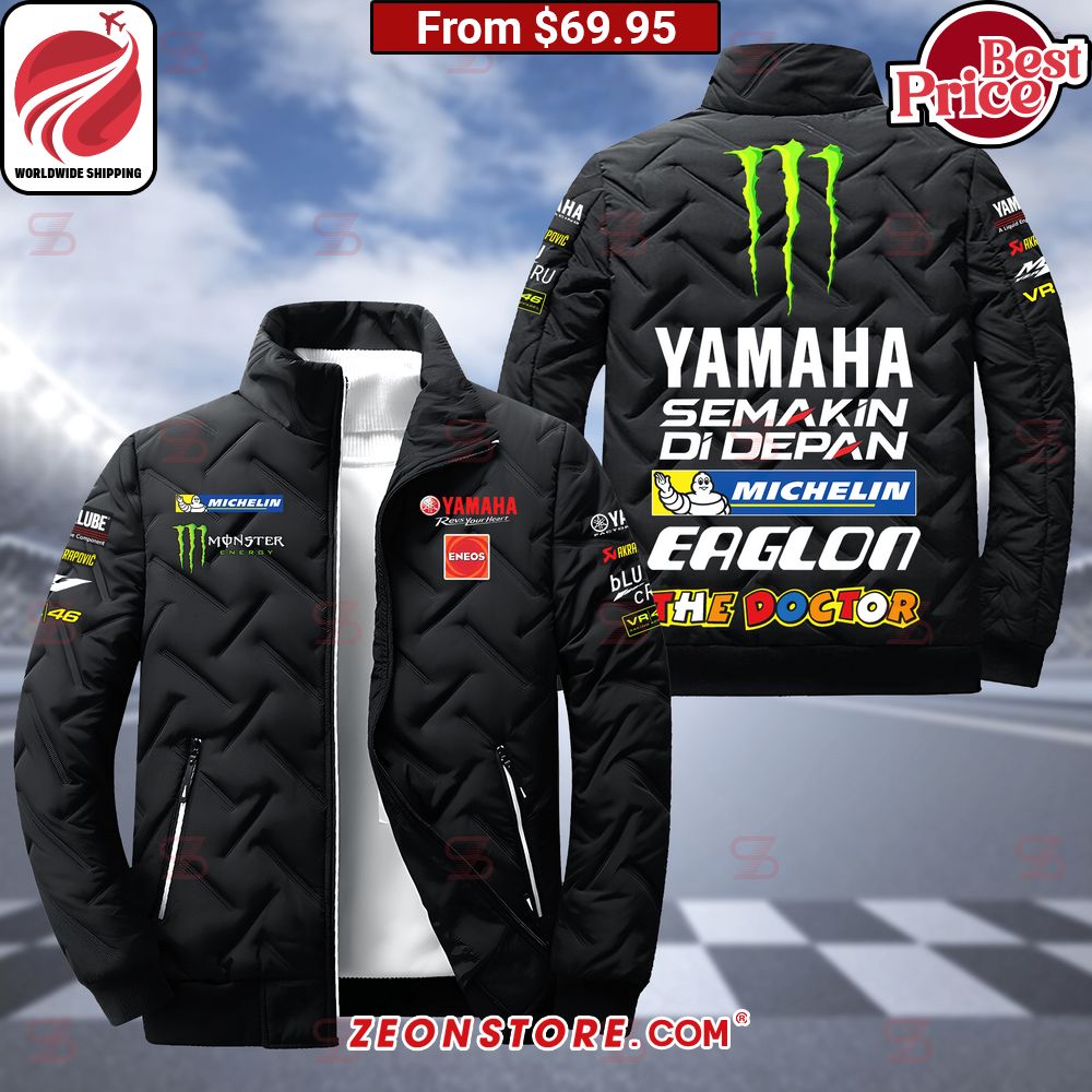 Yamaha Vr46 The Doctor Puffer Down Jacket