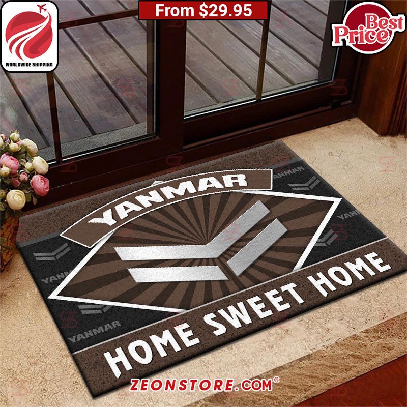 Yanmar Home Sweet Home Doormat You look so healthy and fit