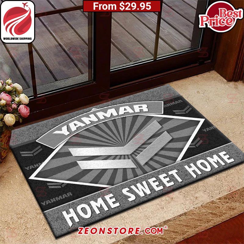 Yanmar Home Sweet Home Doormat Your beauty is irresistible.