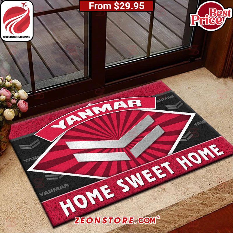 Yanmar Home Sweet Home Doormat My friend and partner