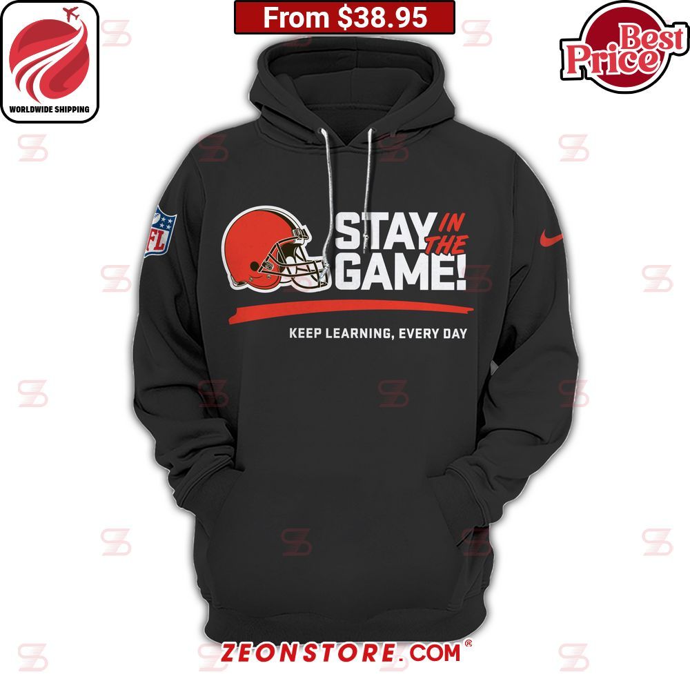 Cleveland Browns Stay In The Game Keep Learning Every Day Hoodie, Pant1