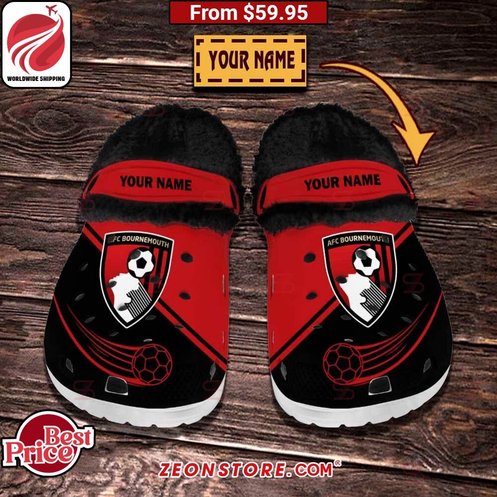 A.F.C. Bournemouth Fleece Crocs Oh! You make me reminded of college days