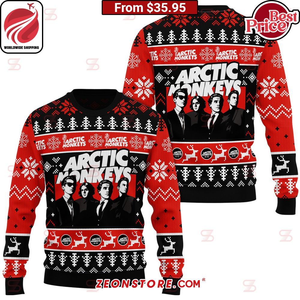 Arctic Monkeys Christmas Sweater Sizzling