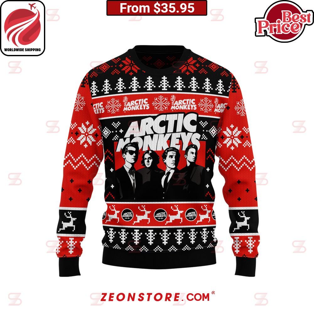 Arctic Monkeys Christmas Sweater You look so healthy and fit