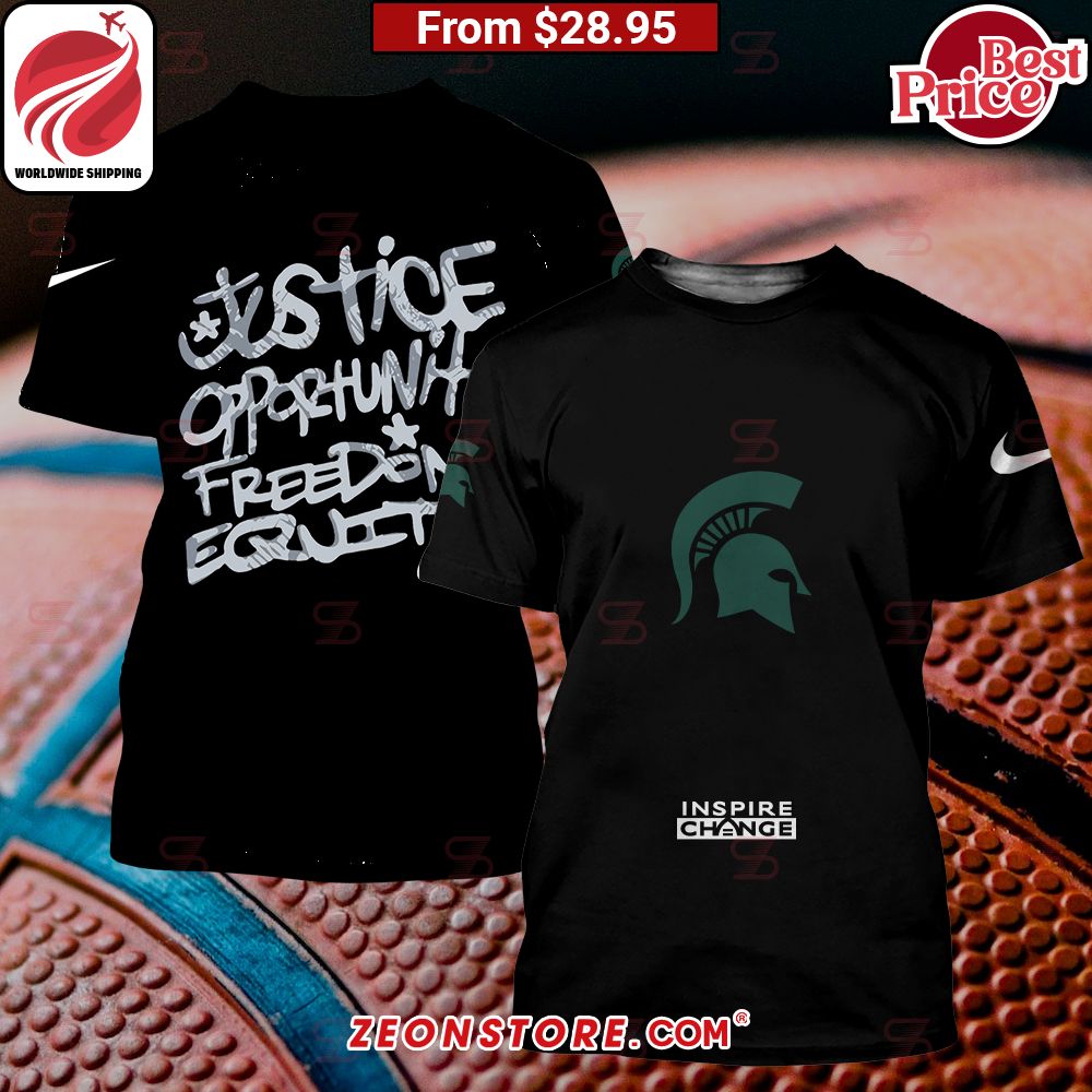 BEST Michigan State Spartans Inspire Change Shirt Great, I liked it