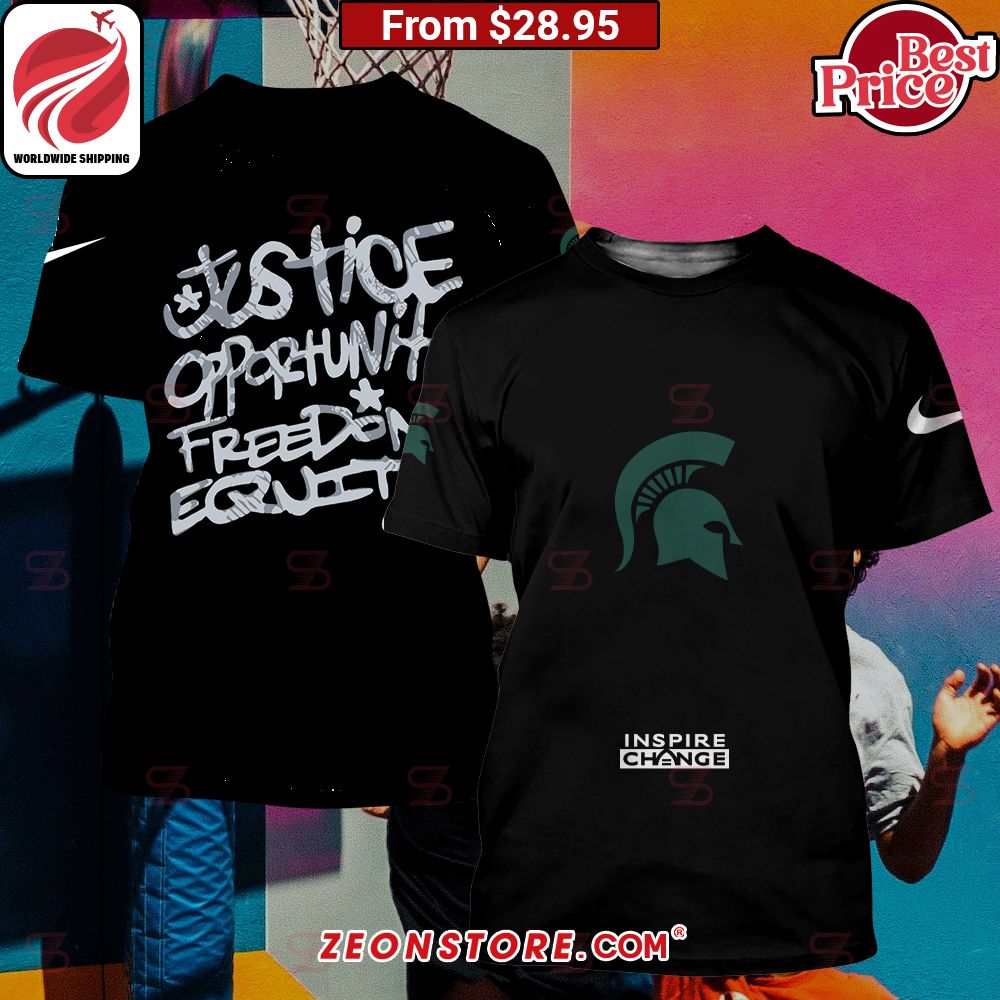 BEST Michigan State Spartans Inspire Change Shirt You look so healthy and fit