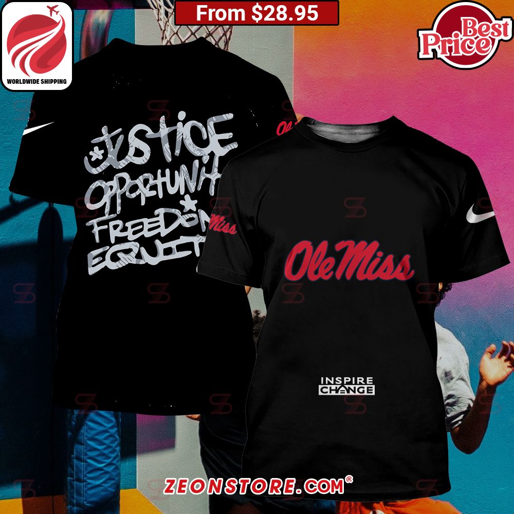 BEST Ole Miss Rebels Inspire Change Shirt Natural and awesome