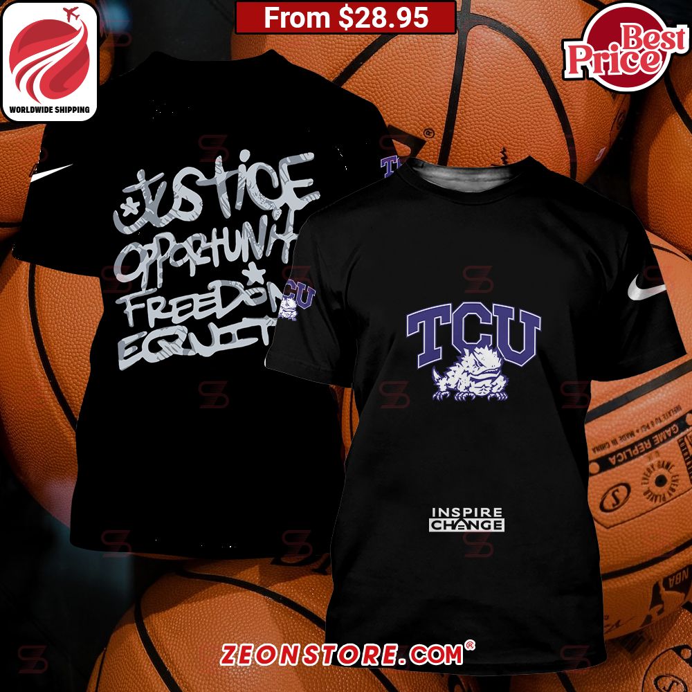 BEST TCU Horned Frogs Inspire Change Shirt Stand easy bro
